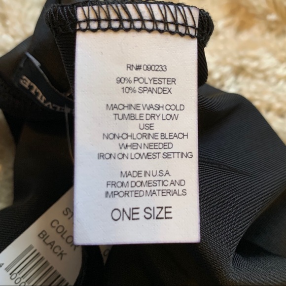 NWT Brandy Melville/PacSun velvet black tank top - Picture 5 of 5